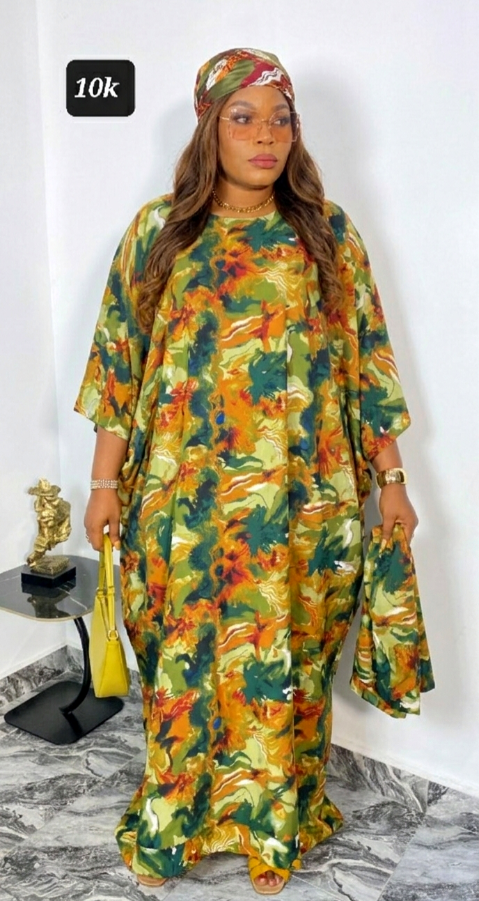 Luxe Flora Crepe Bubu