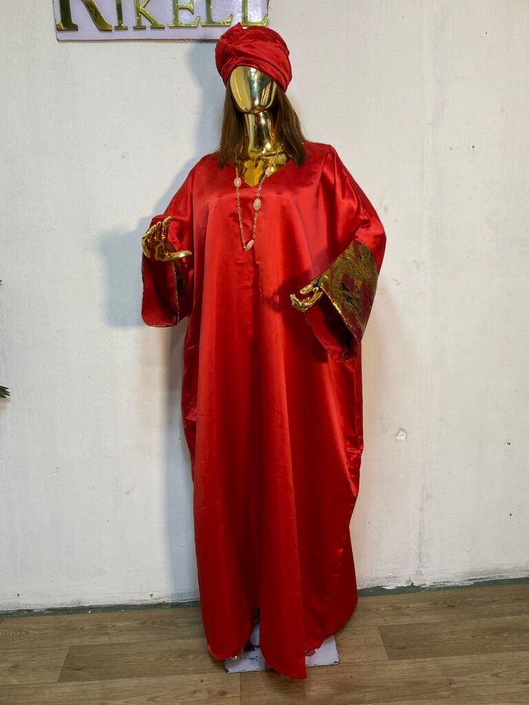 Luxe red Kaftan