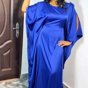 Royal Blue Luxe Double Face Duchess Gown